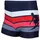 Aquarti Gestreifte Badehose Blau/Rot 128