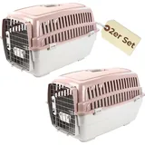 GarPet Transportbox IATA Flugbox Gr. L Rosa