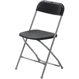 FEROS Essentials Klappstuhl Budget 43 x 49 x 80 cm grau/schwarz 1 St.