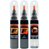 FIRANTO Lackstift Autolack Reparaturset für Honda NH877P Sonic Grey - 3-in-1 Autolack Kratzer Reparaturstift 15ml Grundierung, Klarlack