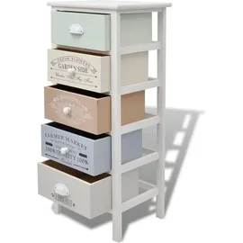 vidaXL Beistellschrank 38 x 57 x 28 cm Weiß