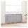 vidaXL Heizkörperabdeckung 2 pcs Grau 172 x 19 x 81,5 cm Holzwerkstoff
