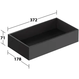 Keuco Aufbewahrungsbox 178 x 37,2 x 7,1 cm Weiß