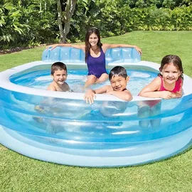 Intex Swim Center Family Lounge 224 x 216 x 76 cm inkl. Sitzbank