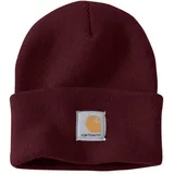 Carhartt, Mütze .A18.PRT.S000, One Size, weinrot - Einheitsgröße