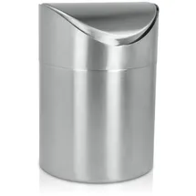 Metaltex Tischmülleimer 12 l Silber
