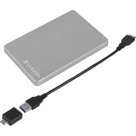 Verbatim Store 'n' Go Alu Slim 1 TB USB 3.2 silber
