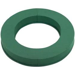Nass Steckschaum Kranz 40cm ringförmige Plastikunterlage Frischblumen Schnittblumen Steckmasse Steckschwamm Blumensteckschaum Ring Groß Floristik