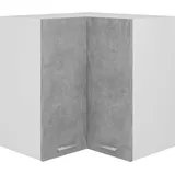 vidaXL Eckhängeschrank Lyon Betongrau 57x57x60 cm Holzwerkstoff Vidaxl