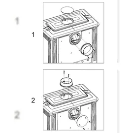 Plamen Tena Gusseisen Schwarz
