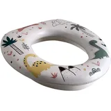 Gedy Pepito Toilettensitz für Kinder, aus PVC, Motiv Tiere, L 27 x B 29 x H 6,5 cm, Gewicht 0,295 kg