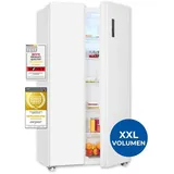 Exquisit SBS46-040D Side-by-Side (442 l, 1862 mm hoch, Weiß)