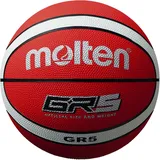 Molten Basketball Rot/Weiß, 5,