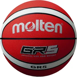 Molten Basketball Rot/Weiß, 5,