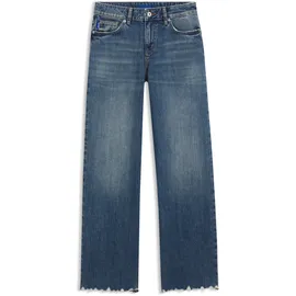 Hugo Loose-fit-Jeans Gamala mit ausgefranstem Saum, Baggy-Fit blau 31