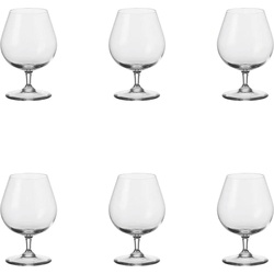 6x Leonardo Cognacglas, Cocktailgläser, Transparent