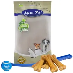 50 Stk. Lyra Pet® Kauknochen ca. 12 cm + Ballschleuder