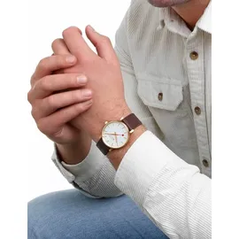 Mondaine evo2 Herrenarmbanduhr weiß 40 mm MSE.40112.LGV