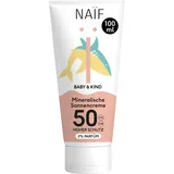 NAÏF Sonnencreme auf mineralischer Basis LSF 50 100 ml