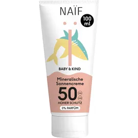 NAÏF Sonnencreme auf mineralischer Basis LSF 50 100 ml