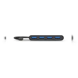PORT DESIGNS USB Hub 4 PORTS TYPE C USB-Hubs - 4 - Schwarz