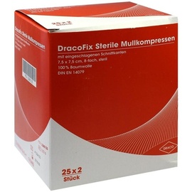 Dr. Ausbüttel & Co. GmbH DRACOFIX PEEL Kompressen 7,5x7,5 cm steril 8fach