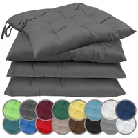 NatureMark Stuhlkissen 40 x 40 cm Grau