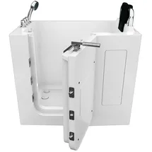 AcquaVapore Sitzbadewanne mit Tür 68 x 110 x 114 cm (S08-TH-C-R)