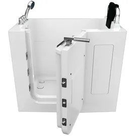 AcquaVapore Sitzbadewanne mit Tür 68 x 110 x 114 cm (S08-TH-C-R)