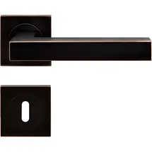 Karcher Design Drückergarnitur Seattle Rosettengarnitur schwarz ER46Q