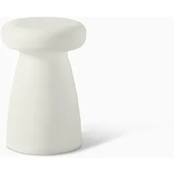 Design Hocker Porcino Indoor – Outdoor mit Muster Serralunga - Bianco