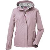 KILLTEC Damen 2 1/2 Lagen Funktionsjacke/Outdoorjacke mit Kapuze, packbar KOS 49 WMN JCKT; mauve, 38,