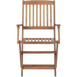 vidaXL Gartenstuhl klappbar 48,2 x 57 x 91 cm braun 6 St.