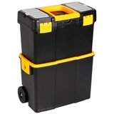 Perel Werkzeugtrolley, Werkzeugkasten, Werkzeugkoffer Trolley, Kunststoff, Höhe 62 cm, MP70