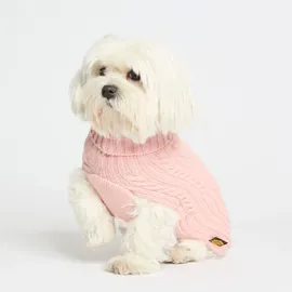 Fashion Dog Hundepullover aus Kaschmirwollmischung Rosa 33 cm