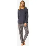 SCHIESSER Pyjama Comfort Essentials (2 tlg) schlafanzug schlafmode bequem bunt XL (42)