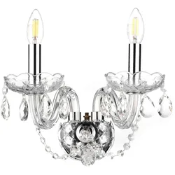Wandleuchte Svetlana Chromfarben max. 6 Watt Wandlampe