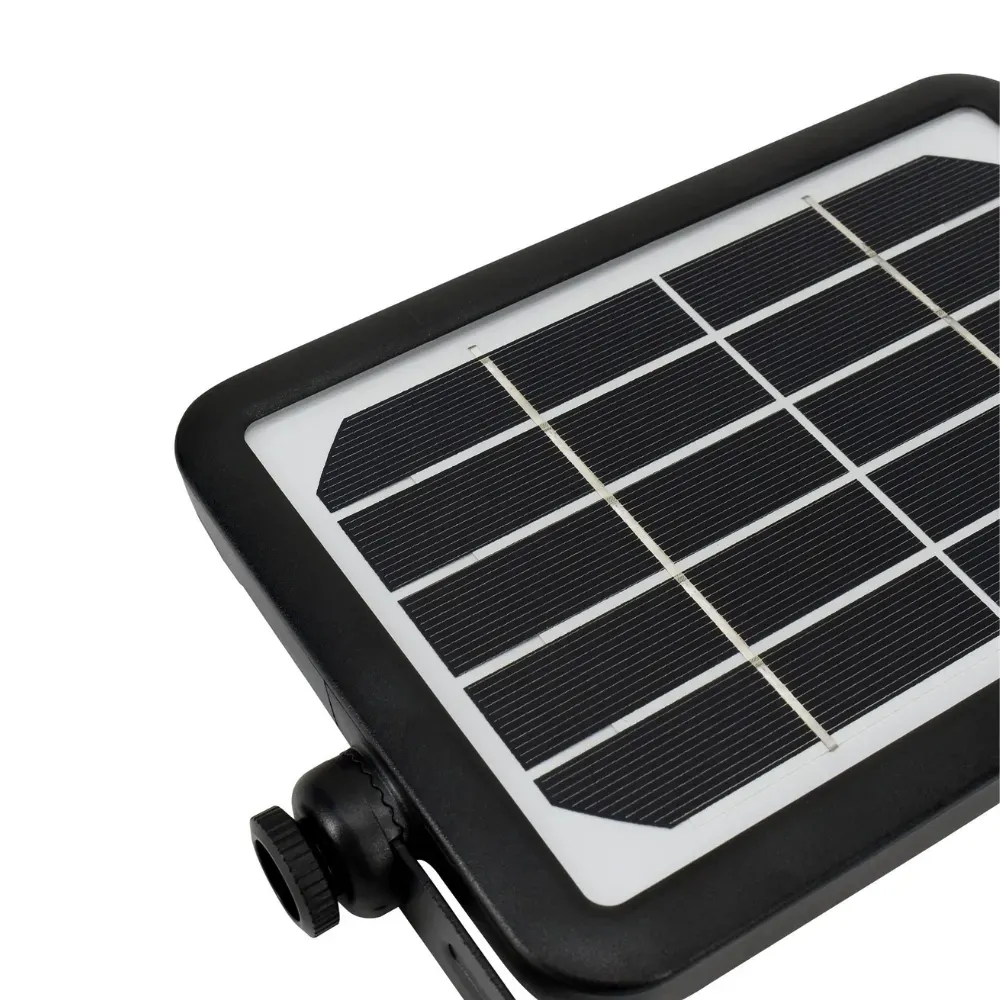 Solar-LED-Strahler SOLEN 5W 500LM 4000K IP65 Schwarz mit PIR-Sensor 2842