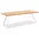 220 x 95 cm Teak geölt
