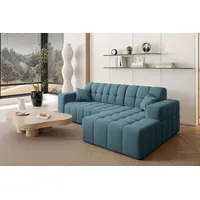 kaiser möbel Ecksofa L-förmiges Nimes-Eckmöbel links/rechts Blau Rechts