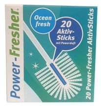 Duftstäbchen Powerfresher Nachfüllpackung, Ocean fresh, Verbesserte Hygiene durch das Duft-Reinigungsmittel, 20 Sticks - Nachfüllpackung