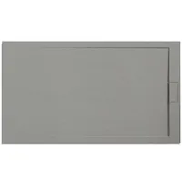 Ottofond Mineralgussduschwanne Zona 160 x 90 cm, zementgrau, ohne