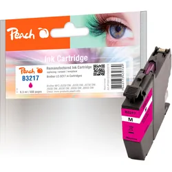 Peach Tintenpatrone magenta kompatibel zu Brother LC-3217M