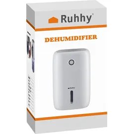 ruhhy Raumentfeuchter Luftentfeuchter Schlafzimmer Entfeuchter Elektrisch 800ml 16439 - Weiß