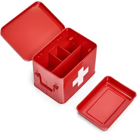 Zeller Medizinbox, Metall, rot