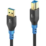 PureLink FlexInstall USB-A auf USB-B Kabel USB 3.0 5Gbps 1.00m