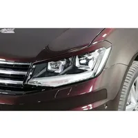RDX Racedesign Scheinwerferblenden kompatibel mit Volkswagen Caddy IV 2015-2020 (ABS)