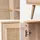 sweeek TV-Möbel mit Rattangeflecht 120 x 39 x 56,5 cm Braun Holz/MDF