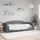 vidaXL Tagesbett 90 x 200 cm dunkelgrau