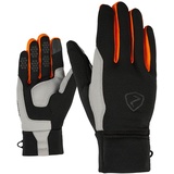 Ziener Herren GAZAL Touch glove, Black.New orange, 7,5